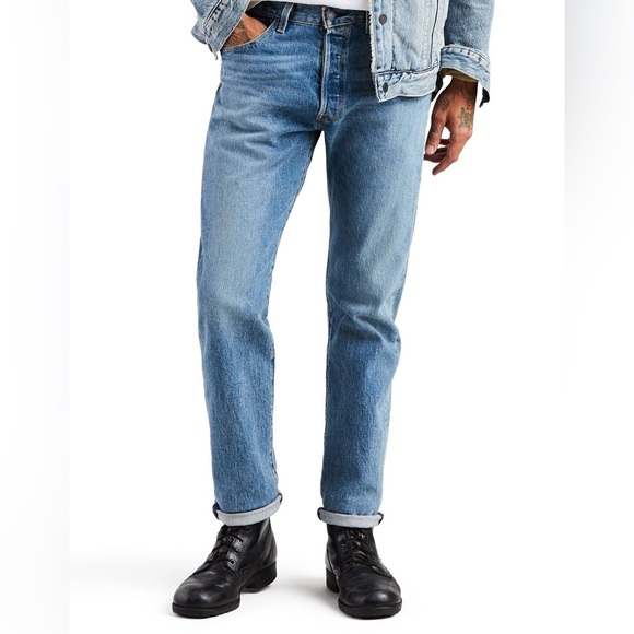 Levi's Men's 501 Size 31 x 30 Original Mid Rise Regular Fit Straight Leg Jeans - Picture 1 of 15